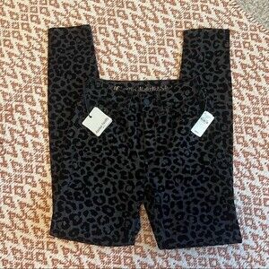 NWT Atelier Notify Bamboo Skinny Leopard-Print Jeans Size 25